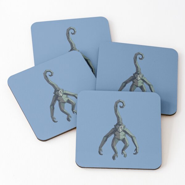 Item preview, Long-Tailed Monkey – Symmetrical Print for Abstract Art Lovers designed and sold by bsbd-action.