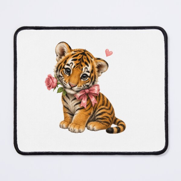 Item preview, Tiger with rose designed and sold by Savnyy.