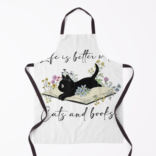 Item preview, Cat Book Shirt for Women Life is Better with Cats and Books T-Shirt designed and sold by SavsMerch.