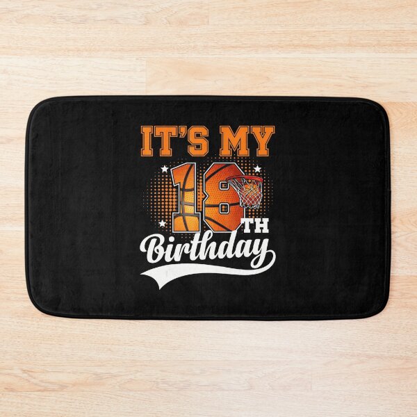 Item preview, 18th Birthday Basketball Orange Black Sports Number Celebration Style designed and sold by allistermariam.