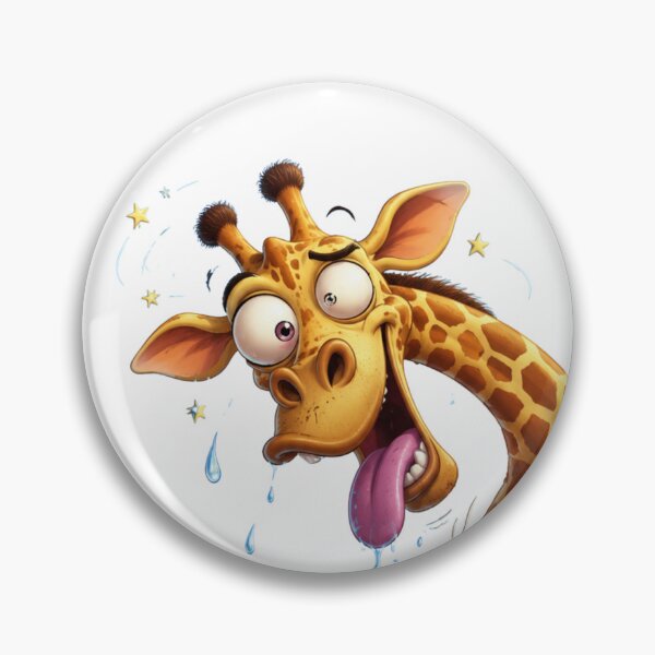 Item preview, a five-legged giraffe completely drunk designed and sold by Art70shop.