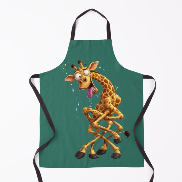 Item preview, a five-legged giraffe completely drunk designed and sold by Art70shop.