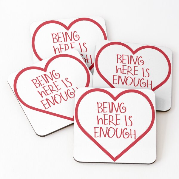 Item preview, Being Here is Enough designed and sold by kinpirks.