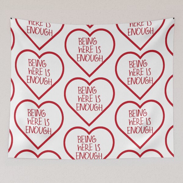 Item preview, Being Here is Enough designed and sold by kinpirks.