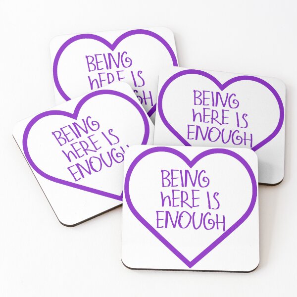 Item preview, Being Here is Enough designed and sold by kinpirks.