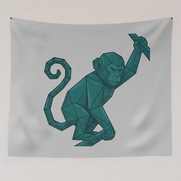 Item preview, Geometric Teal Jumpsuit – Monochromatic T-Shirt for Visual Arts Students designed and sold by bsbd-action.