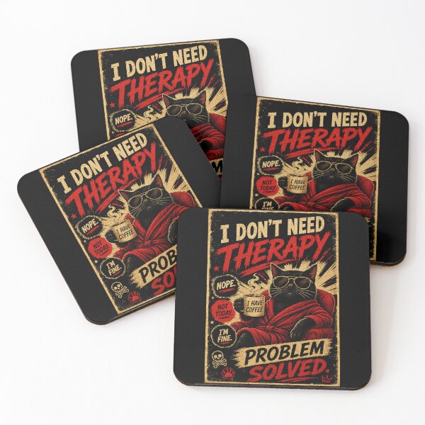 Item preview, Sarcastic Black Cat Coffee Meme Retro Grunge Attitude Poster Style designed and sold by Modaozushi216.