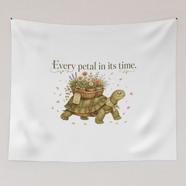 Item preview, Growing Towards The Sun Herb Turtle Gardening Gift designed and sold by AQUILAKREO.