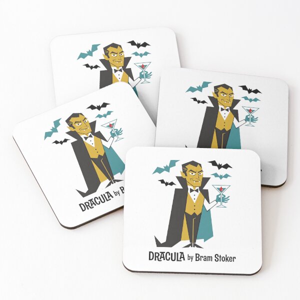 Item preview, Dracula by Bram Stoker Retro Cartoon Vampire Graphic Art designed and sold by Fenay Designs.