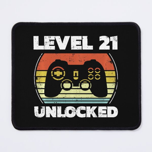 Artikelvorschau, Level 21 freigeschaltet: Retro-Gaming-Geburtstag für erwachsene Gamer entworfen und verkauft von FGTV2021.