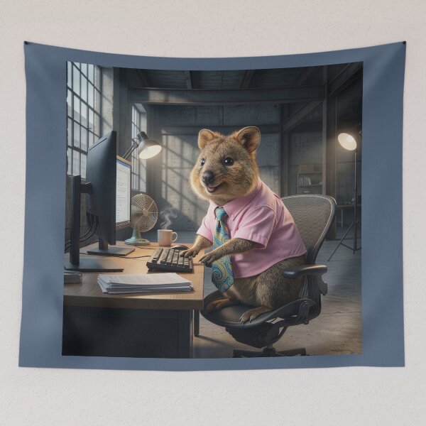 Item preview, Quokka Improves Office Morale designed and sold by Tridentulus.