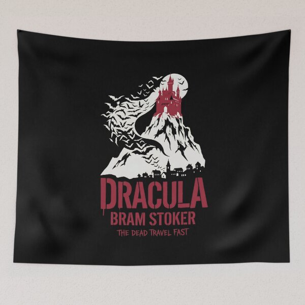 Item preview, Dracula Bram Stoker The Dead Travel Fast Red Castle Art designed and sold by Fenay Designs.