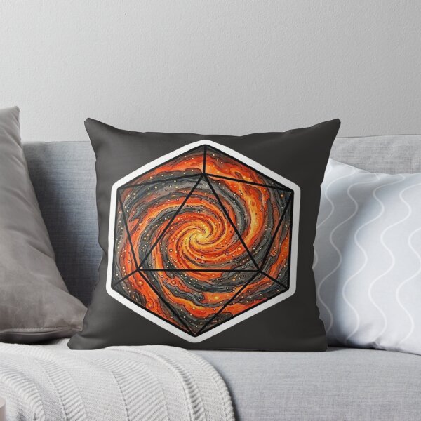 Item preview, Mega D20 Magma RPG Sticker designed and sold by AestheticRPG .