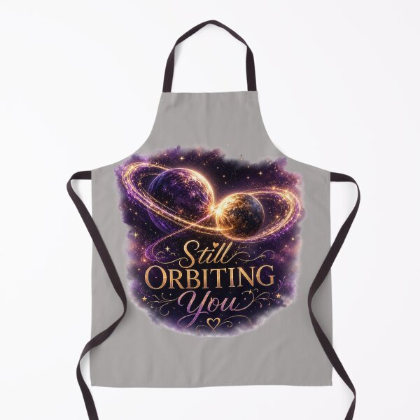 Item preview, Still Orbiting You, Cosmic Love Design, Celestial Romance Artwork designed and sold by JagrDesigns.