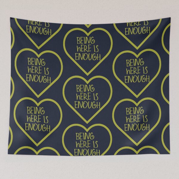 Item preview, Being Here is Enough designed and sold by kinpirks.
