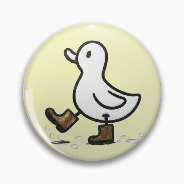 Item preview, Cute Duck in Rain Boots designed and sold by WormJ.
