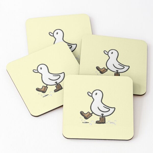 Item preview, Cute Duck in Rain Boots designed and sold by WormJ.