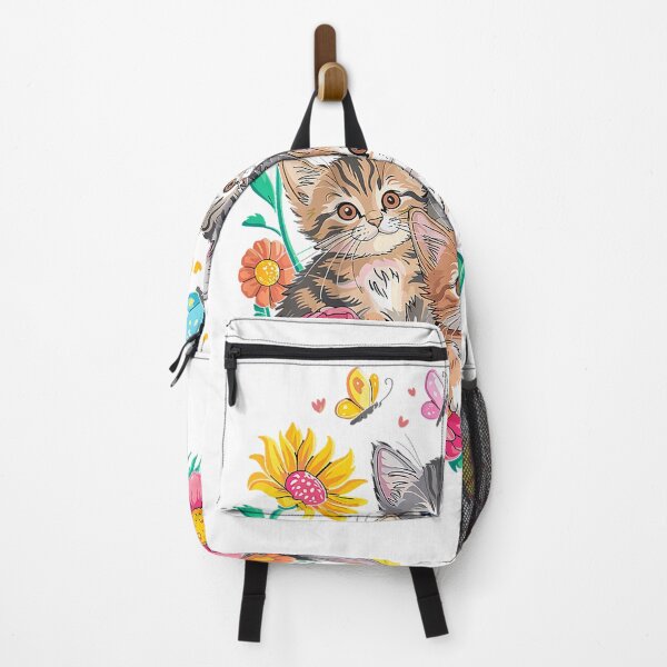 Item preview, Cat Colorful Kittens Floral Cat T-Shirt designed and sold by SavsMerch.