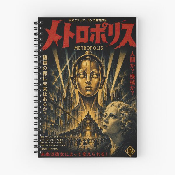 Item preview, Metropolis Japanese Retro Sci Fi Poster designed and sold by Retr0Tshirts.