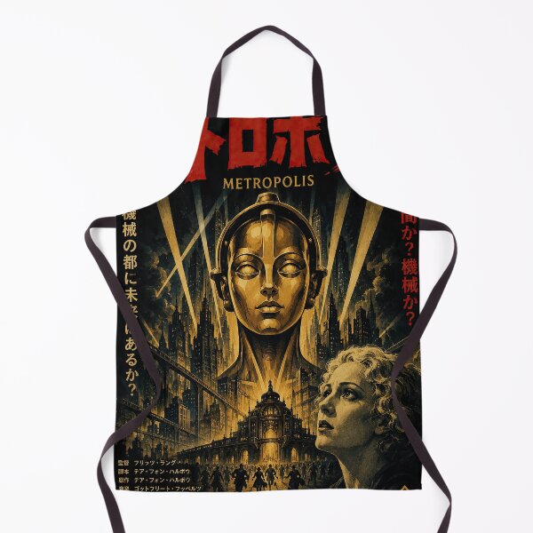 Item preview, Metropolis Japanese Retro Sci Fi Poster designed and sold by Retr0Tshirts.