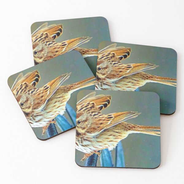 Item preview, Song Sparrow Ruffles its Wings designed and sold by AMacGPhilly.
