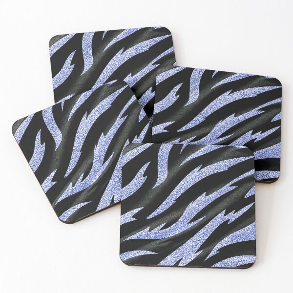 Item preview, Zebra Luxe Pattern - Blue designed and sold by Exodoi.