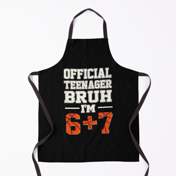 Item preview, Official Teenager Bruh Im 67 Basketball Birthday Joke Vintage Number Style designed and sold by allistermariam.