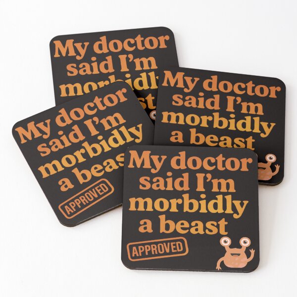Item preview, Morbidly A Beast Doctor Quote Retro Gym designed and sold by FrameFlow.