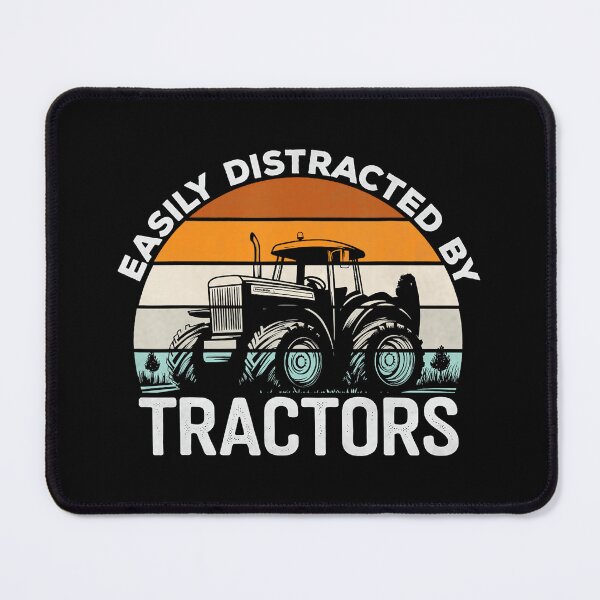 Item preview, Easily Distracted By Tractors Funny Farming Sunset Vintage designed and sold by zamiokaline.