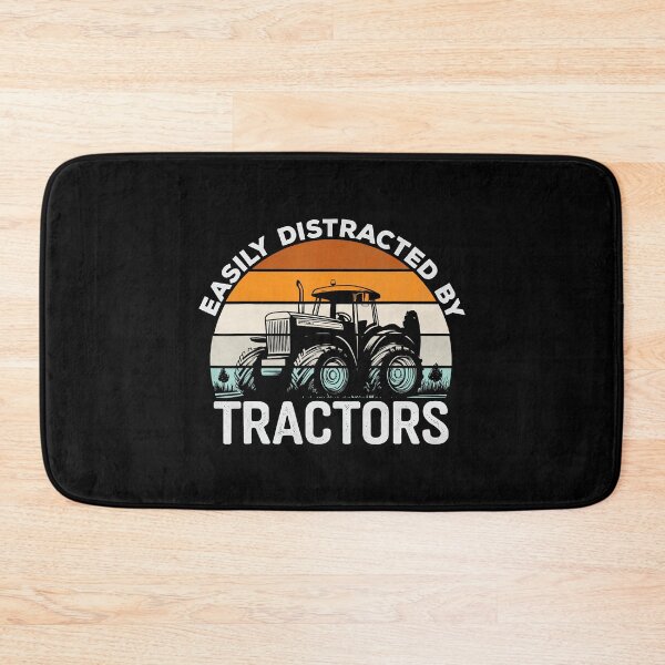 Item preview, Easily Distracted By Tractors Funny Farming Sunset Vintage designed and sold by zamiokaline.