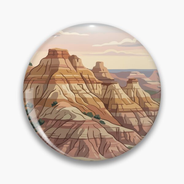 Item preview, Theodore Roosevelt National Park USA Travel Vintage designed and sold by RareDeerArt.