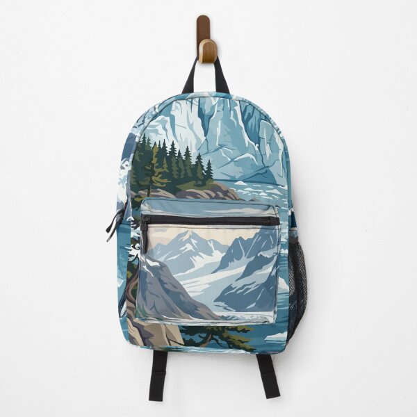 Item preview, Glacier Bay National Park USA Travel Vintage designed and sold by RareDeerArt.