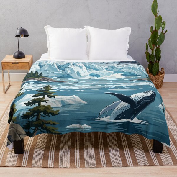 Item preview, Glacier Bay National Park USA Travel Vintage designed and sold by RareDeerArt.