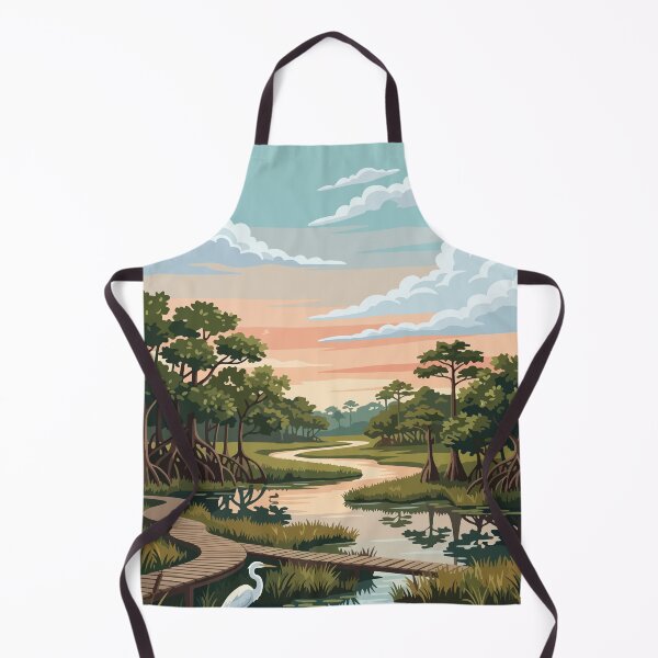 Item preview, Everglades National Park USA Travel Vintage designed and sold by RareDeerArt.