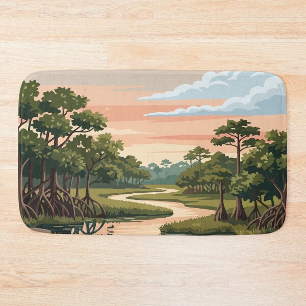 Item preview, Everglades National Park USA Travel Vintage designed and sold by RareDeerArt.