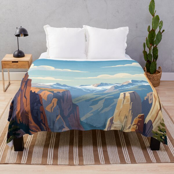 Item preview, Kings Canyon National Park USA Travel Vintage designed and sold by RareDeerArt.