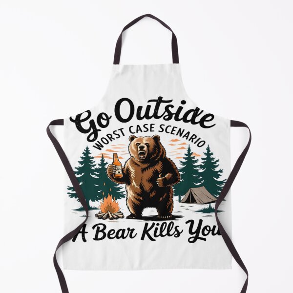 Item preview, Funny Bear Camping- Worst Case Scenario Aesthetic Design designed and sold by Trinidesigns123.