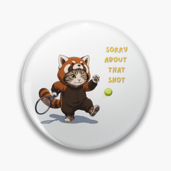 Item preview, Sorry about that shot (panda cat) designed and sold by RunningWhiskers.