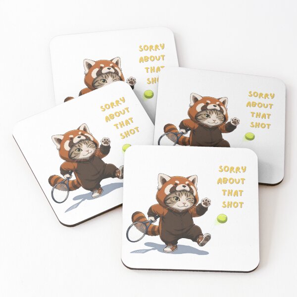 Item preview, Sorry about that shot (panda cat) designed and sold by RunningWhiskers.