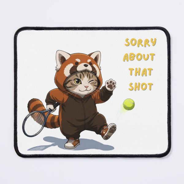 Item preview, Sorry about that shot (panda cat) designed and sold by RunningWhiskers.