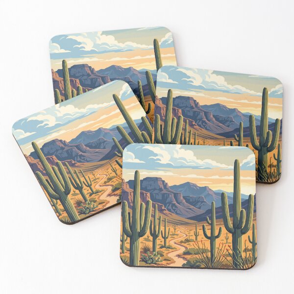 Item preview, Saguaro National Park USA Travel Vintage designed and sold by RareDeerArt.