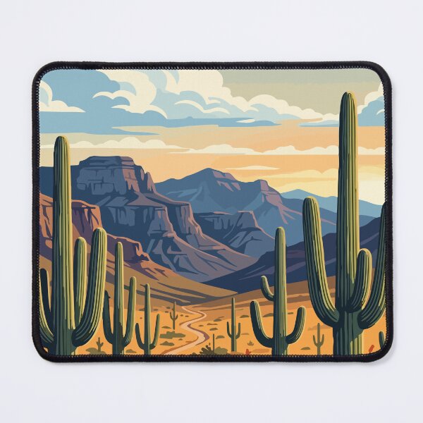 Item preview, Saguaro National Park USA Travel Vintage designed and sold by RareDeerArt.