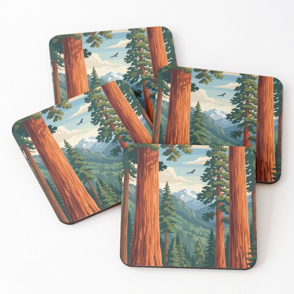 Item preview, Sequoia National Park USA Travel Vintage designed and sold by RareDeerArt.