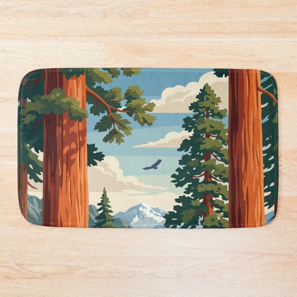 Item preview, Sequoia National Park USA Travel Vintage designed and sold by RareDeerArt.