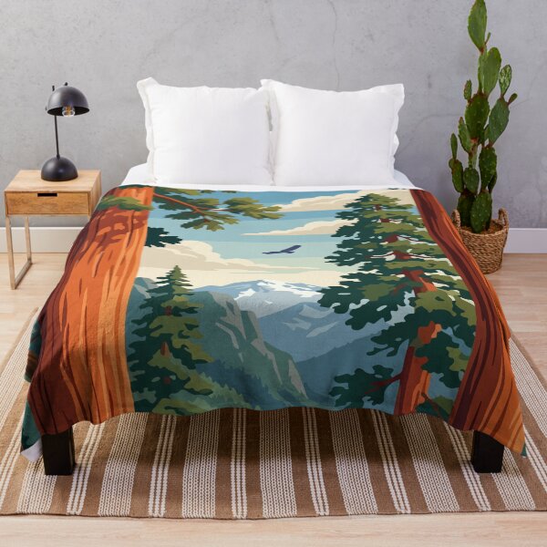 Item preview, Sequoia National Park USA Travel Vintage designed and sold by RareDeerArt.