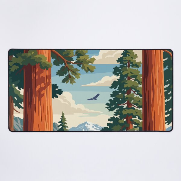 Item preview, Sequoia National Park USA Travel Vintage designed and sold by RareDeerArt.