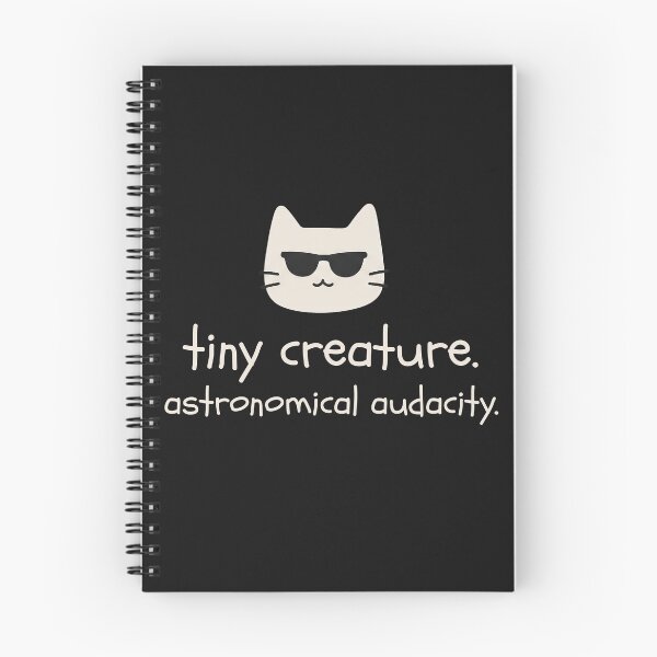 Item preview, Tiny Creature. Astronomical Audacity. designed and sold by Nope Cats.