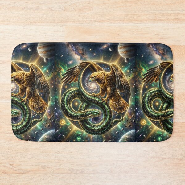 Item preview, Cosmic Yin Yang Eagle and Serpent designed and sold by kmiArtistIA.