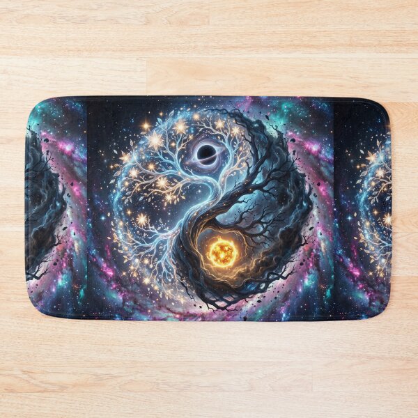 Item preview, Stellar Yin Yang Tree Light and Shadow designed and sold by kmiArtistIA.