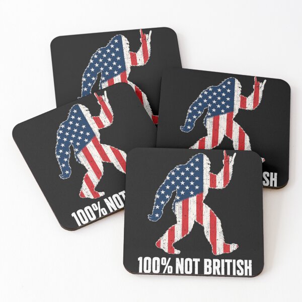 Item preview, 100% Not British American Bigfoot designed and sold by Alpacatata.